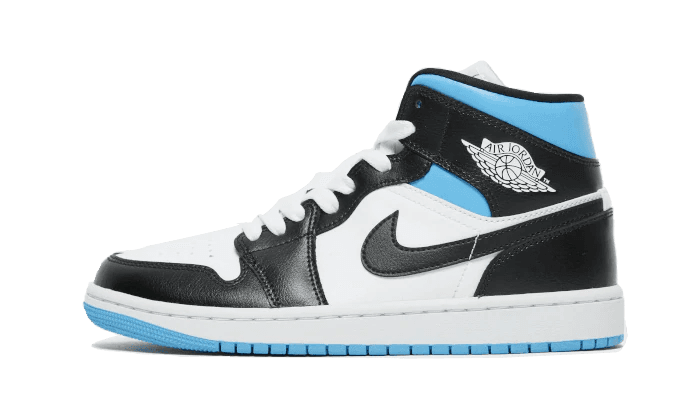 Air Jordan 1 Mid Royal Black and Blue
